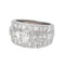 Bague 54 Bague Bandeau Or blanc Diamant 58 Facettes 4523450CN