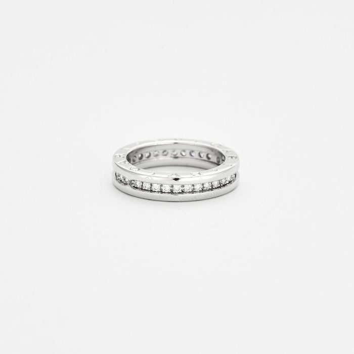 Bague 51 BULGARI - Bague B.Zero1 or blanc diamants 58 Facettes 111