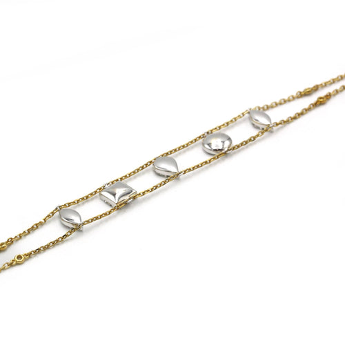 Bracelet Bracelet Or bi-colore Pampilles - DJULA 58 Facettes 250409R