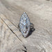 Bague 55 Marquise diamants en or blanc 58 Facettes 146