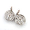 Boucles d'oreilles Boucles d'oreilles en platine avec diamants 58 Facettes