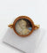 Broche Broche victorienne or rose, miniature femme élégante 58 Facettes A04508