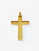 Pendentif Pendentif - croix en or ajouré 58 Facettes