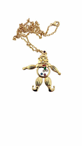 Collier Collier pendentif CHOPARD happy clown en or et pierres précieuses 58 Facettes