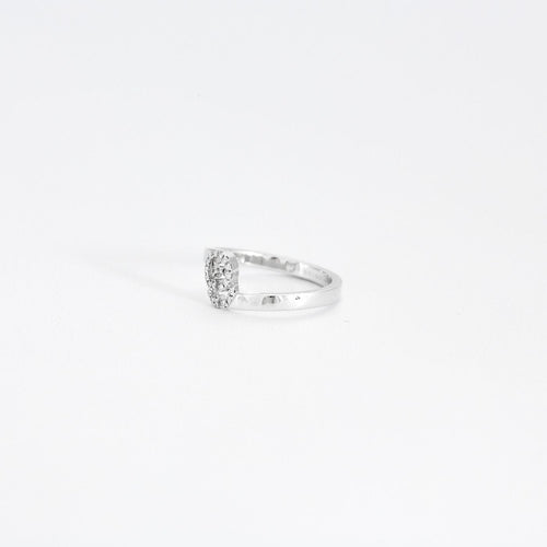 Bague 46 GUCCI - Bague GG Running or gris et diamants 58 Facettes GAW10