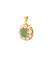 Pendentif Or 18K Émeraude Perle