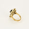 Bague 49 Bague en or jaune, saphir et diamants 58 Facettes SBR1999