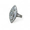 Bague 55 Marquise diamants en or blanc 58 Facettes 146