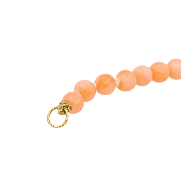 Pulsera Coral de Oro Amarillo