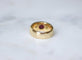 Bague 54 Bague Ancienne Bandeau or jaune, Rubis 1,70 Cts et Diamants 58 Facettes