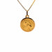 Pendentif Médaille Taureau or jaune 58 Facettes 2-PEB2-GS35893
