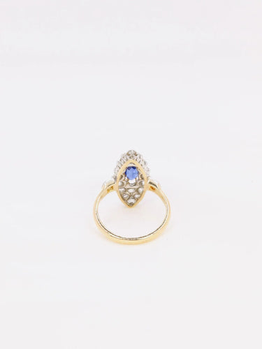 Bague 50.5 Bague marquise diamants saphir 58 Facettes J144