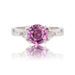 Bague 48 Bague saphir rose diamants troidia 58 Facettes 24-223A