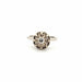 Bague 52 Solitaire Vintage or blanc diamant 58 Facettes 16-GS34125-2