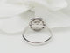 Bague 52 Bague solitaire en or blanc et diamant de 0,46 ct 58 Facettes 29912