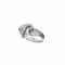 Bague 55 BAGUE "DOME" OR BLANC ET DIAMANTS 58 Facettes BO/230063/