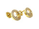 Boucles d'oreilles CHOPARD. Collection "Happy Diamonds Icons", boucles d'oreilles or et diamants 58 Facettes