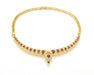 Collier Collier en or jaune avec diamants et rubis 58 Facettes