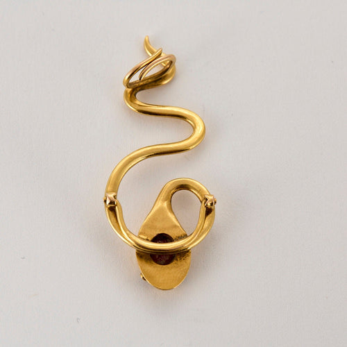 Coulant de foulard or jaune 58 Facettes LOR3487