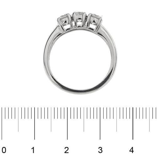 Bague Bague trilogie avec diamants 58 Facettes 25737