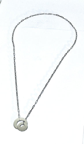 Dinh Van - Ketting "Doelwit" Witgoud 