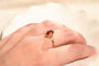 Bague 55 Bague Grenat quadrilobée 58 Facettes Ref3505