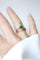 Bague 54 Bague Duchesse or jaune, platine, émeraude et diamants 58 Facettes