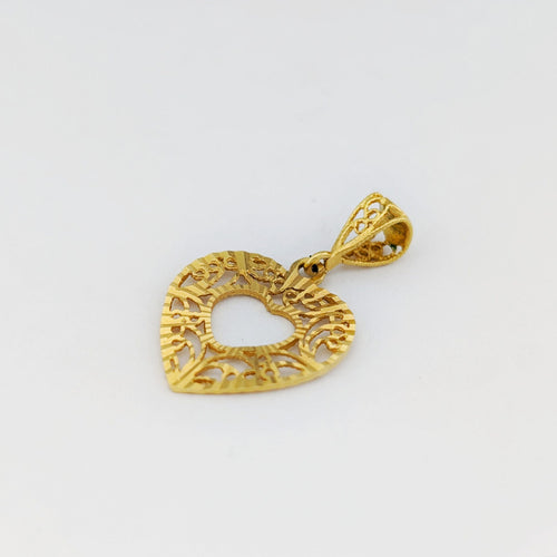 Pendentif Pendentif Coeur en or jaune 58 Facettes 32176