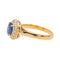 Bague 51 Bague Marguerite Or rose Saphir, Diamant 58 Facettes 3463704CN