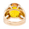Bague 54 Bague Or rose Citrine 58 Facettes 2662124CN