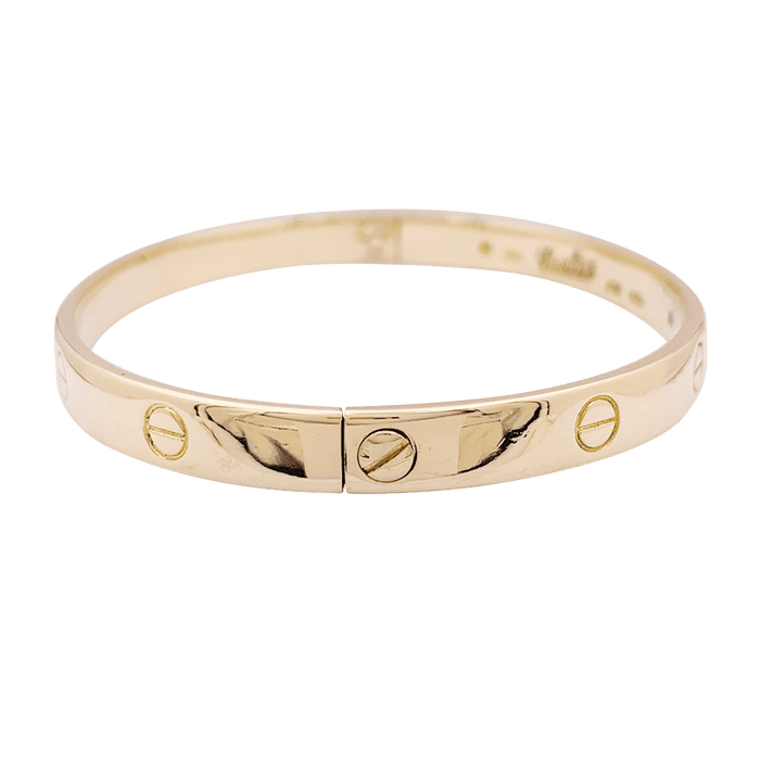 Bracelet Cartier "Love" or jaune. 58 Facettes 34173