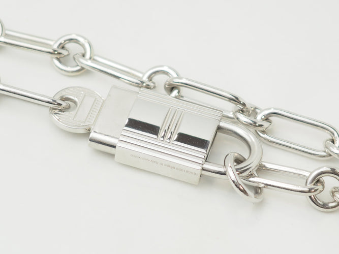 Bracelet Bracelet Hermès AlphaKelly GM en argent 58 Facettes 33598