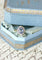 Bague 55 Bague Marguerite ancienne Saphir de Ceylan 1,50 Ct et Diamants 58 Facettes