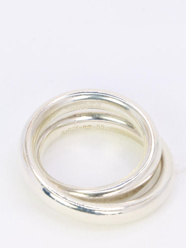 HERMES Anello Vertige argento 