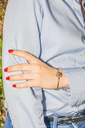 Bracelet Bracelet Jonc Or jaune Perle 58 Facettes 2833301CN