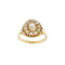 Bague 52 Bague fleur sertie de diamants de 0,65 ct 58 Facettes 36479