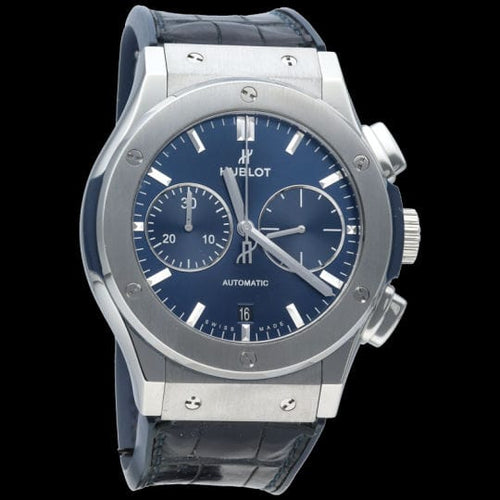 Montre Hublot Montre Classic Fusion Chronograph Titanium Blue 45 58 Facettes MT40733