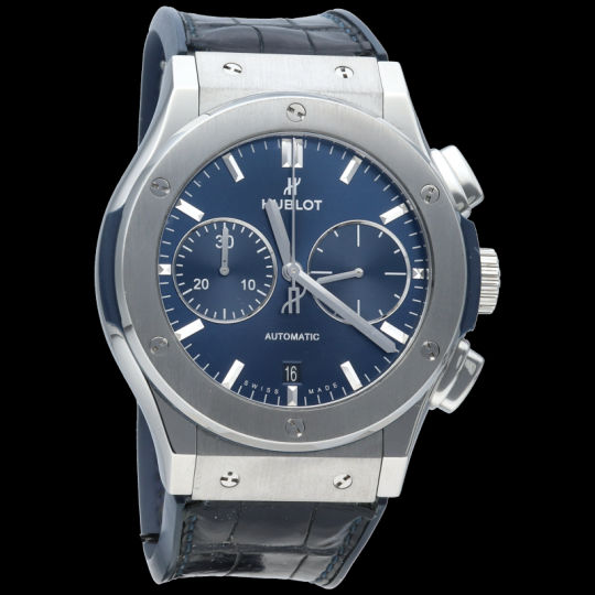 Hublot Classic Fusion Chronograph Titanium Blue 45 Watch