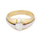 Bague 60 Bague vintage platine, or jaune, diamant. 58 Facettes 33990