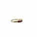 Bague 50 Alliance Demi-Tour or blanc rubis 58 Facettes 91-GS34386-1