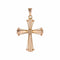 Collier Croix or rose ancienne 58 Facettes CVP198