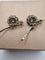 Boucles d'oreilles Boucles d'oreilles antiques en or, argent et diamants taille ancienne 58 Facettes