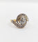 Bague 56 Bague tourbillon or jaune et platine, diamant taille ancienne 0.80 carat (circa 1900) 58 Facettes A06327