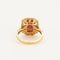 Ruby and diamond ring in yellow gold