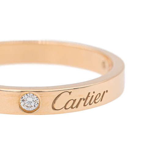 Bague 60 Cartier Bague Alliance C de Cartier Or rose Diamant 58 Facettes 3182208CN