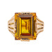 Bague 56 Bague Cocktail Or rose Citrine 58 Facettes 2991785CN