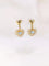 Boucles d'oreilles Boucles d'oreilles pendantes coeur or diamants et aigue-marine 58 Facettes J332
