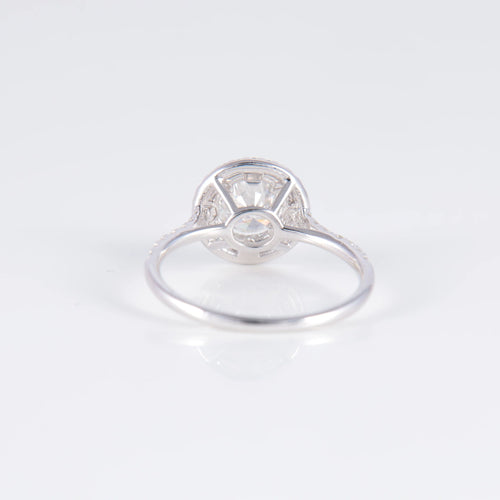 Bague 52 Bague Solitaire Diamant 0.74ct 58 Facettes AB254