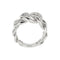 Bague 53 Bague gourmette Or blanc Diamants 58 Facettes 35796