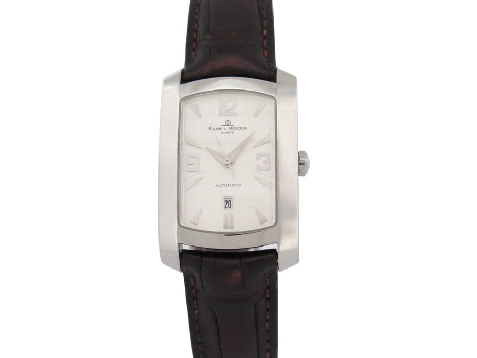 Montre montre baume & mercier hampton en acier automatique + boite 58 Facettes 263172